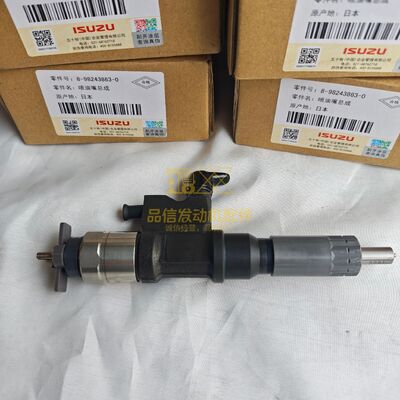 For 8-98243883-0 8982438830 Fuel Injector ISUZU 4HK1 4JJ1 Excavator Engine Parts