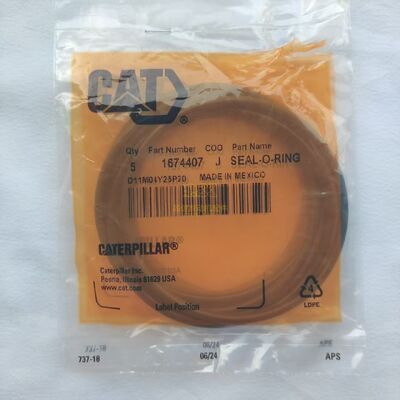 Excavator Engine Parts 167-4407 1674407 SEAL O RING For CAT C15 C18 3512 3516
