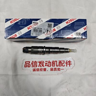 BOSCHS 0445120236 Engine Fuel Injector For 6D114 PC300-8 Excavator Engine Parts