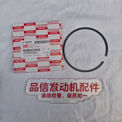 For 8-94391502-4 8943915024 PISTON RING SET ISUZU 6HK1 Excavator engine parts