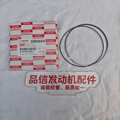 For 8-94391502-4 8943915024 PISTON RING SET ISUZU 6HK1 Excavator engine parts
