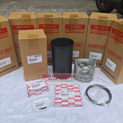 Construction machinery For Cylinder Liner Assembly ISUZU 6HK1 Excavator Engines Parts