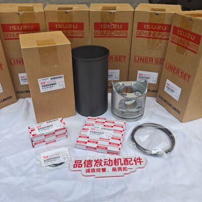 Construction machinery For Cylinder Liner Assembly ISUZU 6HK1 Excavator Engines Parts