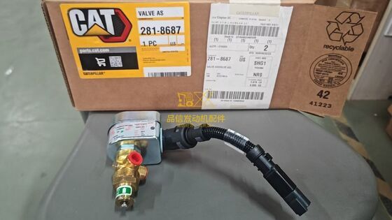 Original Standard Solenoid Valve Assembly for CAT C18 Excavator Engine with Precise On-Off Control and High-Pressure Resistant Forged Brass