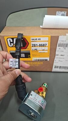 Original Standard Solenoid Valve Assembly for CAT C18 Excavator Engine with Precise On-Off Control and High-Pressure Resistant Forged Brass