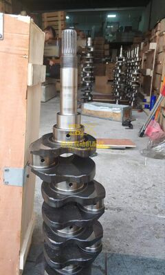 Kubota V2403 engine crankshaft forged cast iron excavator parts 1G851-23017 1G85123017