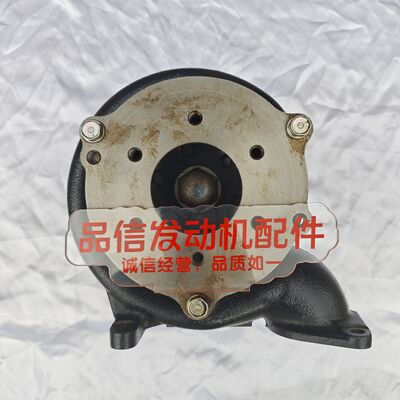 Dual-Groove Pulley Water Pump with High-Strength Cast Iron and Precision Sealing for Mitsubishi S6A3 Excavator Engine