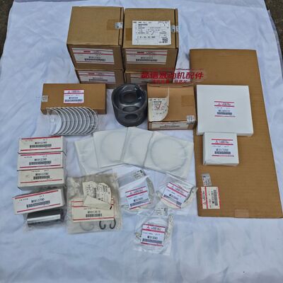 Mitsubishi 4D34 6D34 Engine Overhaul Kit with OE Fitment High-Strength Aluminum Alloy Complete All-in-One Kit