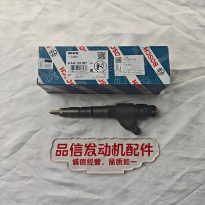 Construction machinery For 0445120067 Fuel Injector BOSOH D6E D7E Excavator Engine Parts