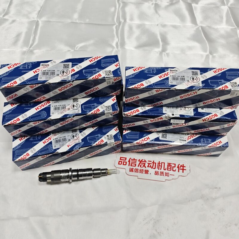 BOSCHS 0445120236 Engine Fuel Injector For 6D114 PC300-8 Excavator Engine Parts