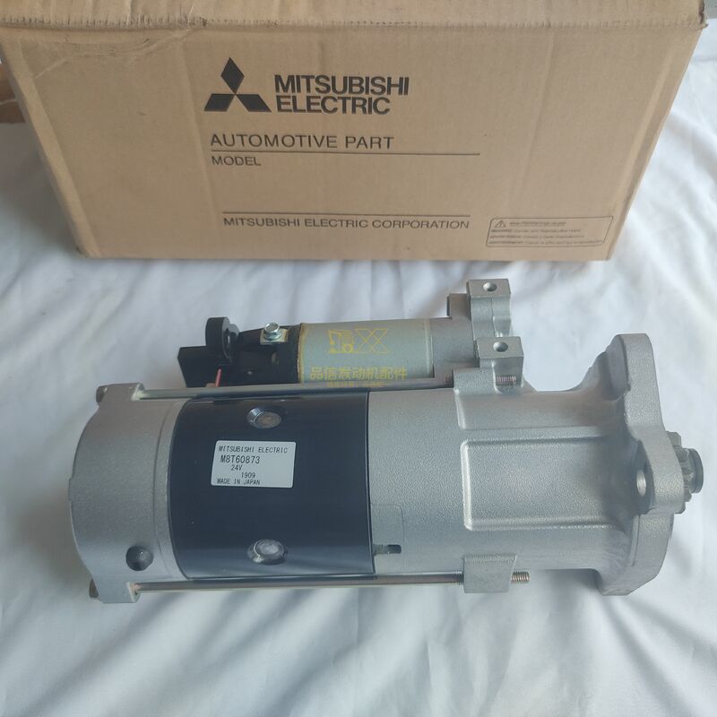 Mitsubishi 24V DC 5.0kW Starter Motor with Planetary Gear Reduction for CAT C6.4 3066 Excavator Engine