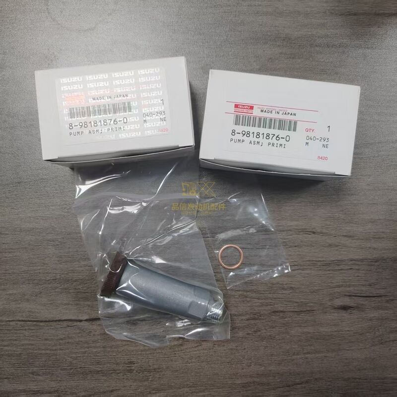 ISUZU 6WG1 High-Strength Aluminum Alloy Pump Assembly with OE-Level Quality and Copper Sealing Washer
